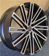24" VERSANTE VE247-M Wheel 🔥 24X9.5 +30 6X139.7 🔥C.B 78.1 Black & Machined ✅🔻